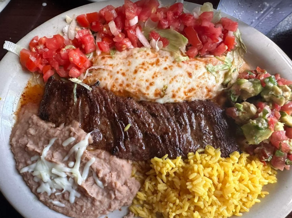 Tampiqueña Carne Asada is a variation from the Mexican city of Tampico. It consists of skirt steak pounded thin and marinated to tender perfection! The meat is most commonly grilled with a combination of onions and poblanos, or other local seasonal produce