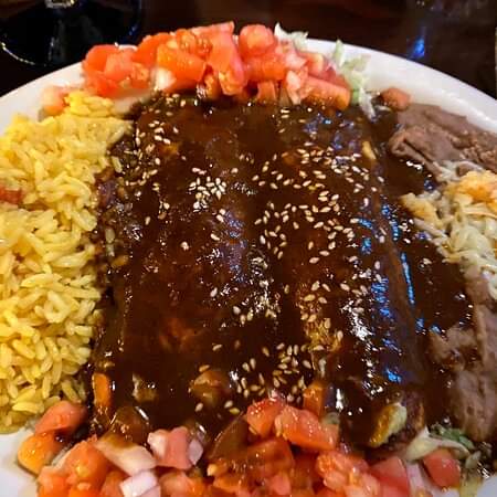 Homemade Puebla Mole at Flaco's Mexican Specialties and Steakhouse