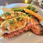 Florida Gulf Lobster Tail At Flaco's Restaurant of Collier County! Florida Gulf Spiny Lobster Tail 12 Oz …..$MP › Florida Gulf Spiny Lobster Tail. Choice of Rice or Baked Potato served with Sautéed Green Beans and Carrots