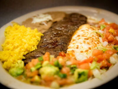 Tampiqueña Carne Asada is a variation from the Mexican city of Tampico. It consists of skirt steak pounded thin and marinated to tender perfection! Flaco's Mexican Specialties and Steak House Restaurant of Naples Florida awaits! OLE Flaco's!