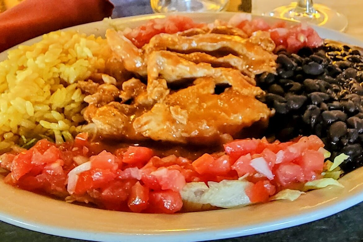 › Juicy Marinated Chicken Sautéed in Chef Luis’ Spicy Chipotle Pepper Sauce, with Rice and Refried Beans. Mexican Restaurant with the best House made Chipotle Sauce